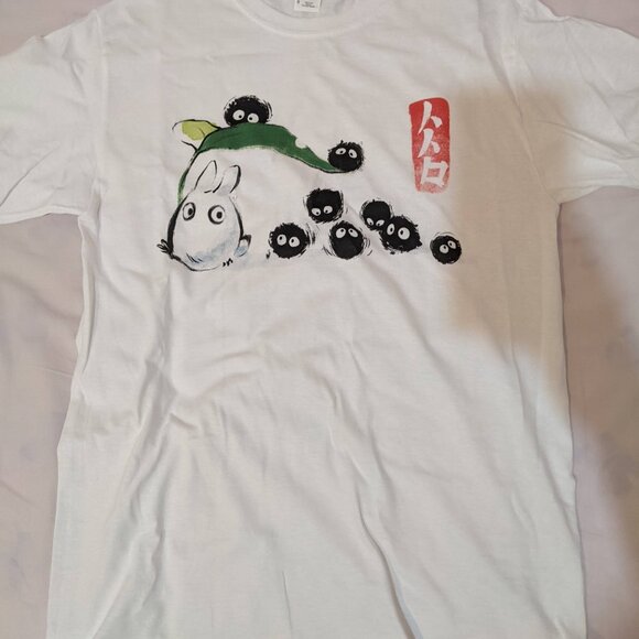 Studio Ghibli Soot sprites follow me custom printed shirt - Picture 2 of 4